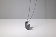Todd Reed necklace made with Sterling silver with patina, and silver brilliant cut diamonds (~.56ct)